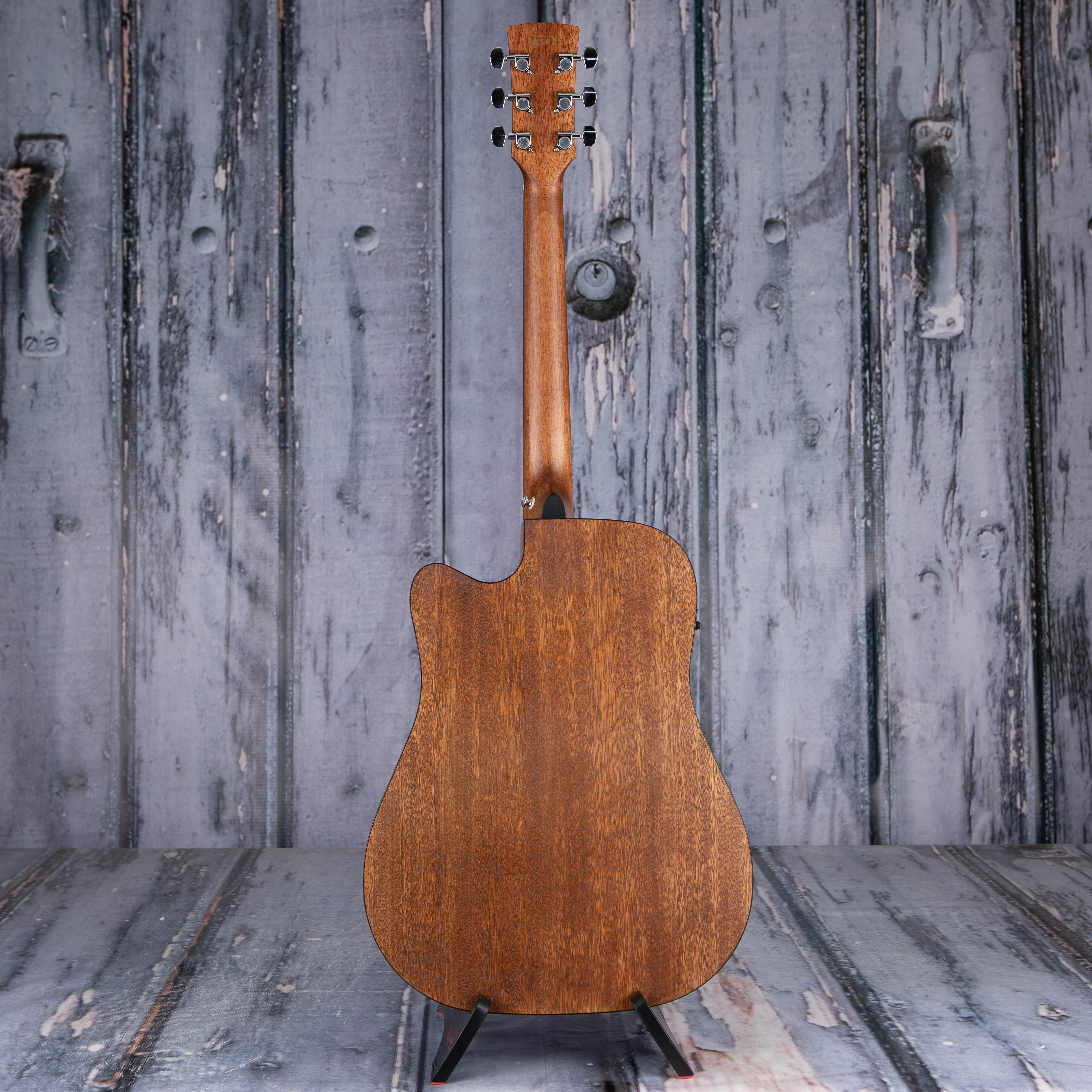 Ibanez Artwood AW54CE Acoustic/Electric Guitar, Open Pore Natural, back