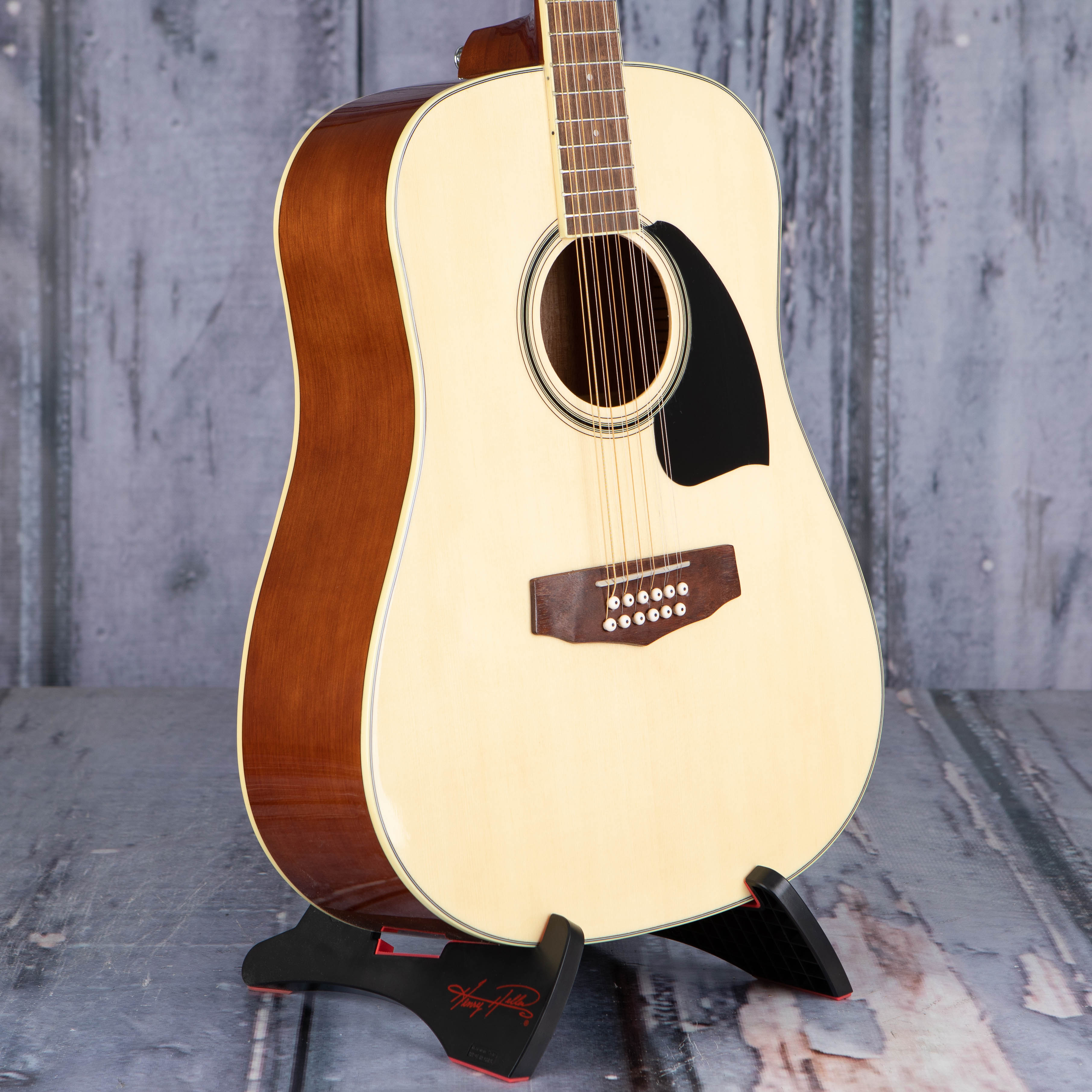 Ibanez PF1512-NT Dreadnought 12-String Acoustic Guitar, Natural, angle