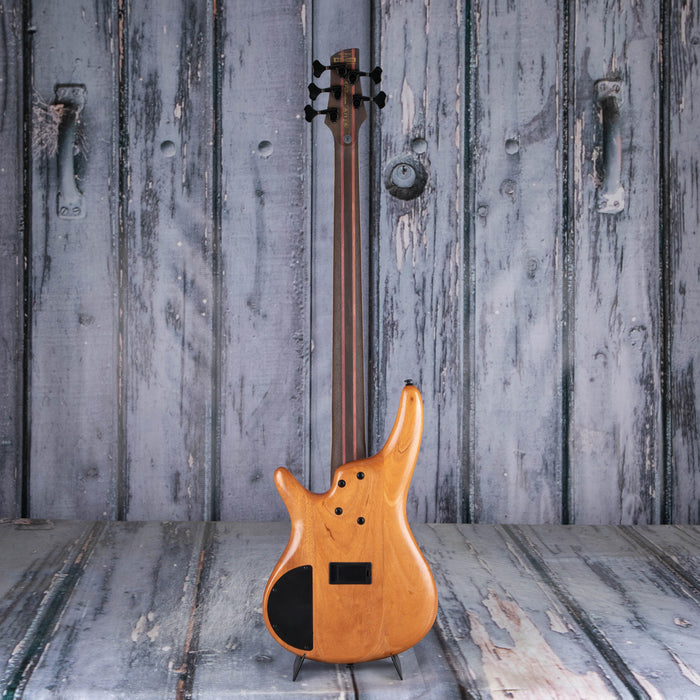 Ibanez Premium SR5FMDX2 5-String Bass, Natural Low Gloss