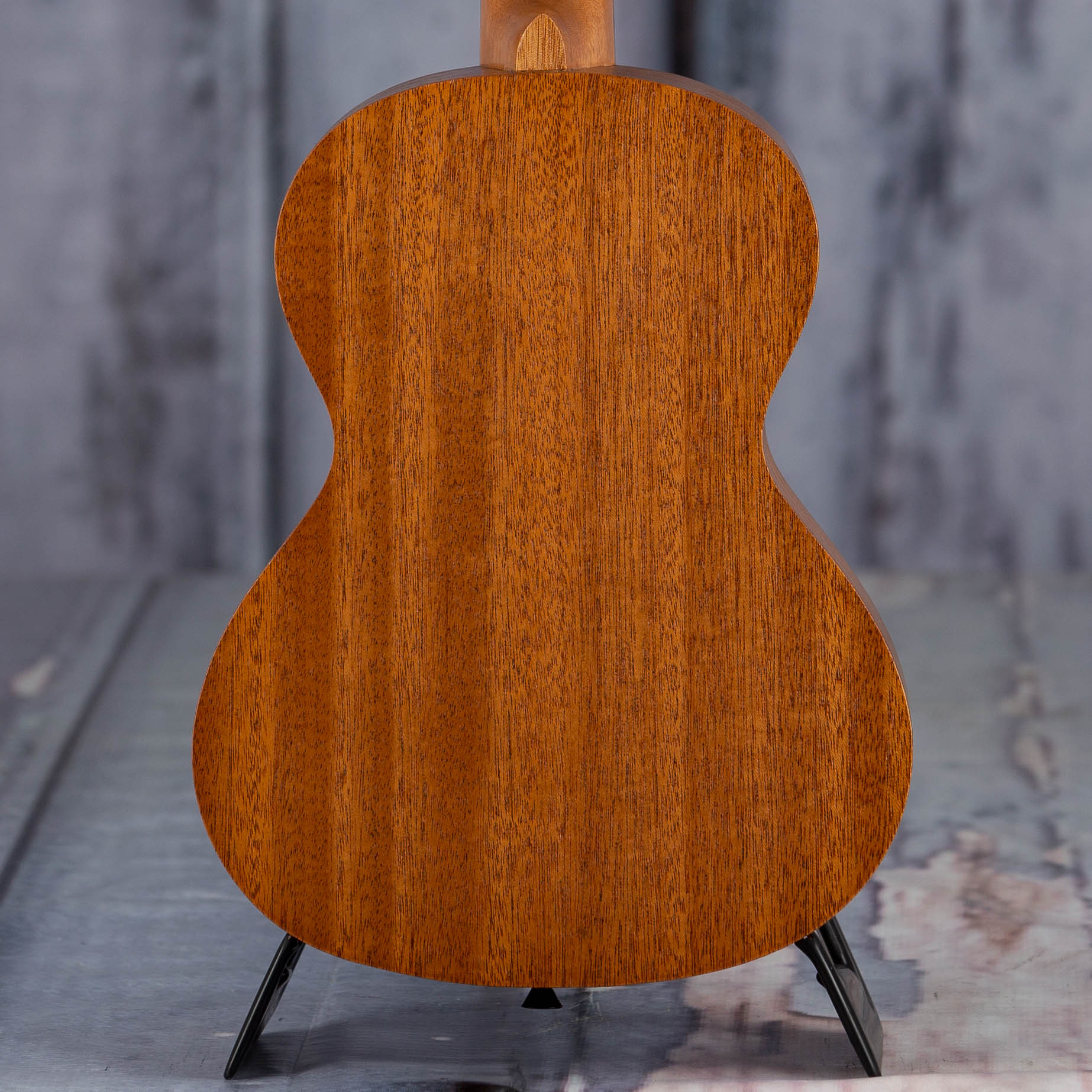 Kala KA-15T Tenor Ukulele, Satin Mahogany, back closeup