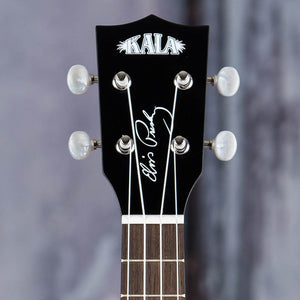 Kala KALA-LTP-C-ELV Learn To Play Elvis Concert Ukulele, Viva Las Vegas, front headstock