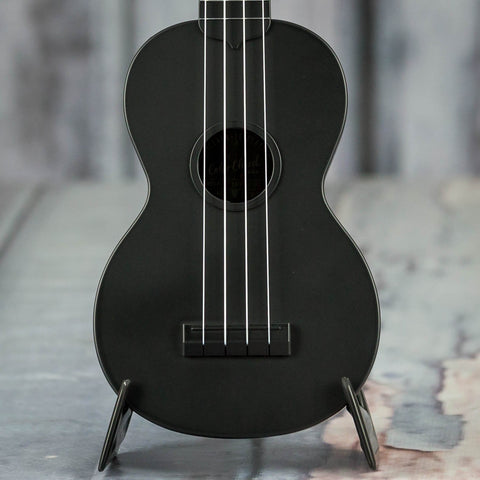 Kala LTP-SCC Learn To Play Color Chord Ukulele, Black, front closeup