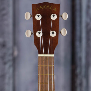 Kala MK-CE Concert Acoustic/Electric Ukulele, Natural, front headstock