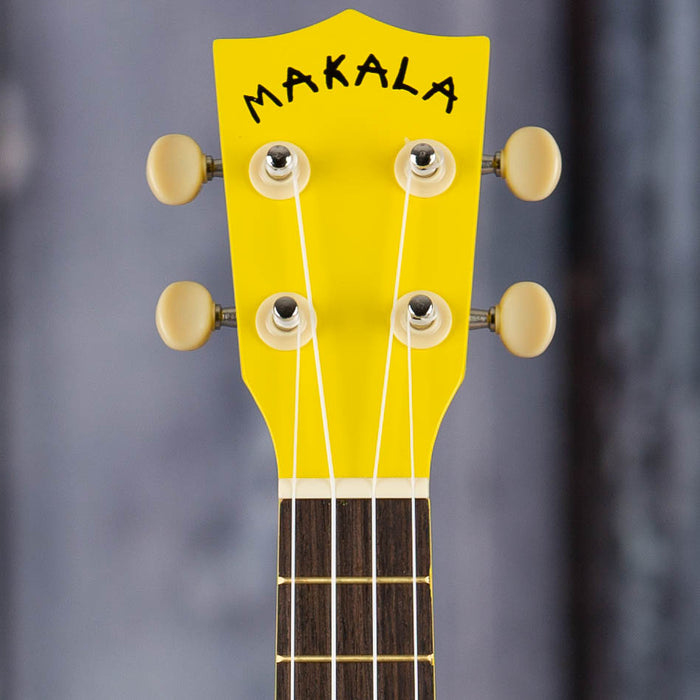 Kala MK-SD Makala Soprano Dolphin Uke, Yellow Burst