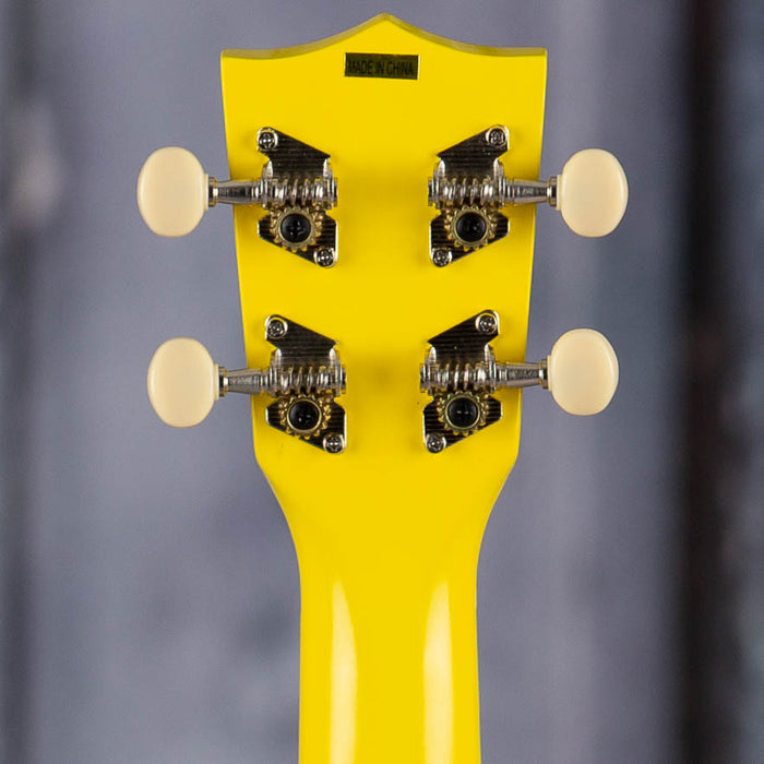 Kala MK-SD Makala Soprano Dolphin Uke, Yellow Burst