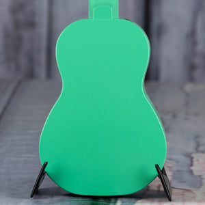 Kala MK-SS/GRN Makala Shark Soprano Ukulele, Surf Green, back closeup
