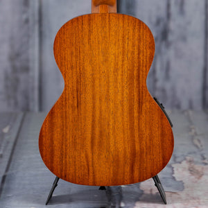 Kala MK-TW Makala Tenor Acoustic/Electric Ukulele, Natural, back closeup