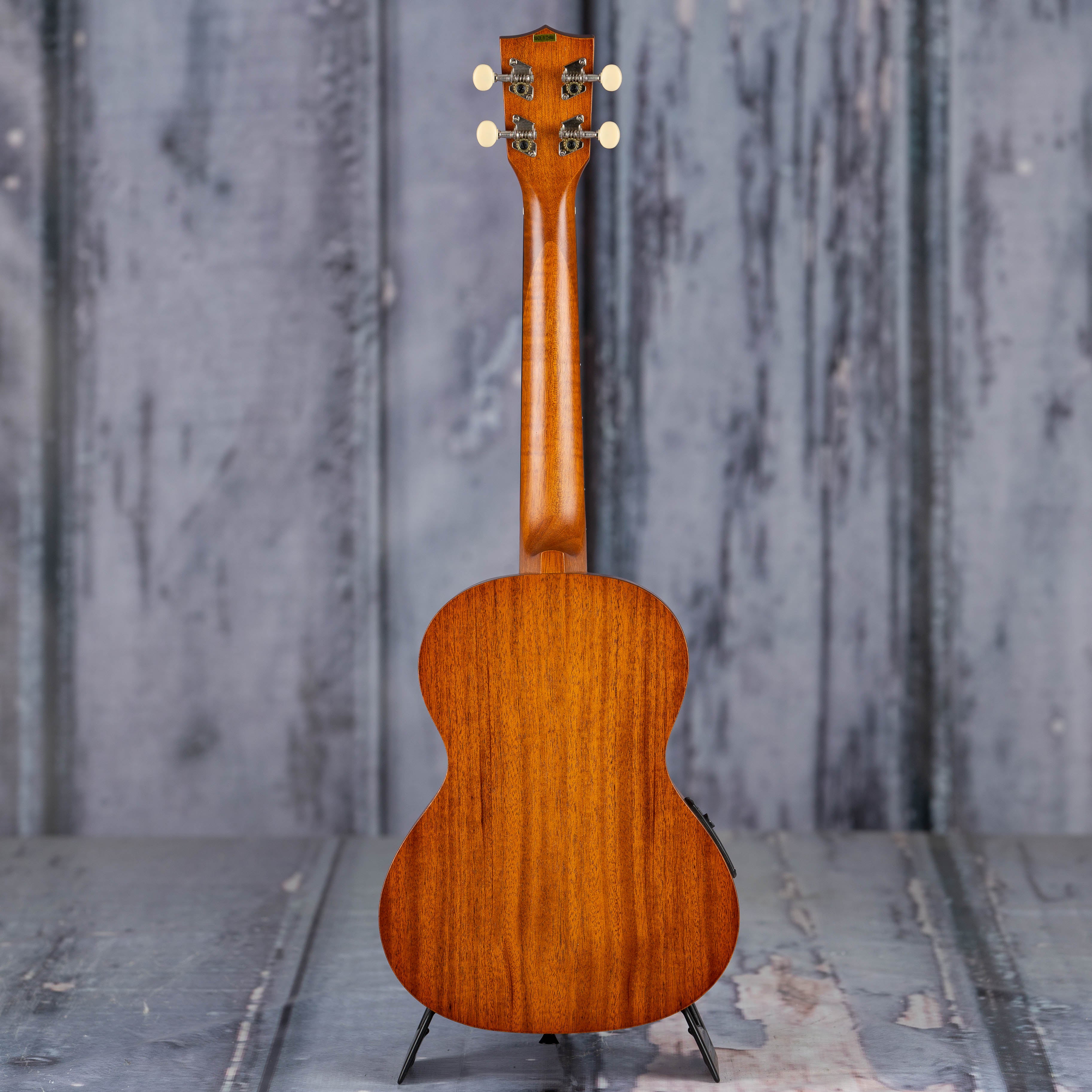 Kala MK-TW Makala Tenor Acoustic/Electric Ukulele, Natural, back