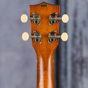 Kala MK-TW Makala Tenor Acoustic/Electric Ukulele, Natural, back headstock