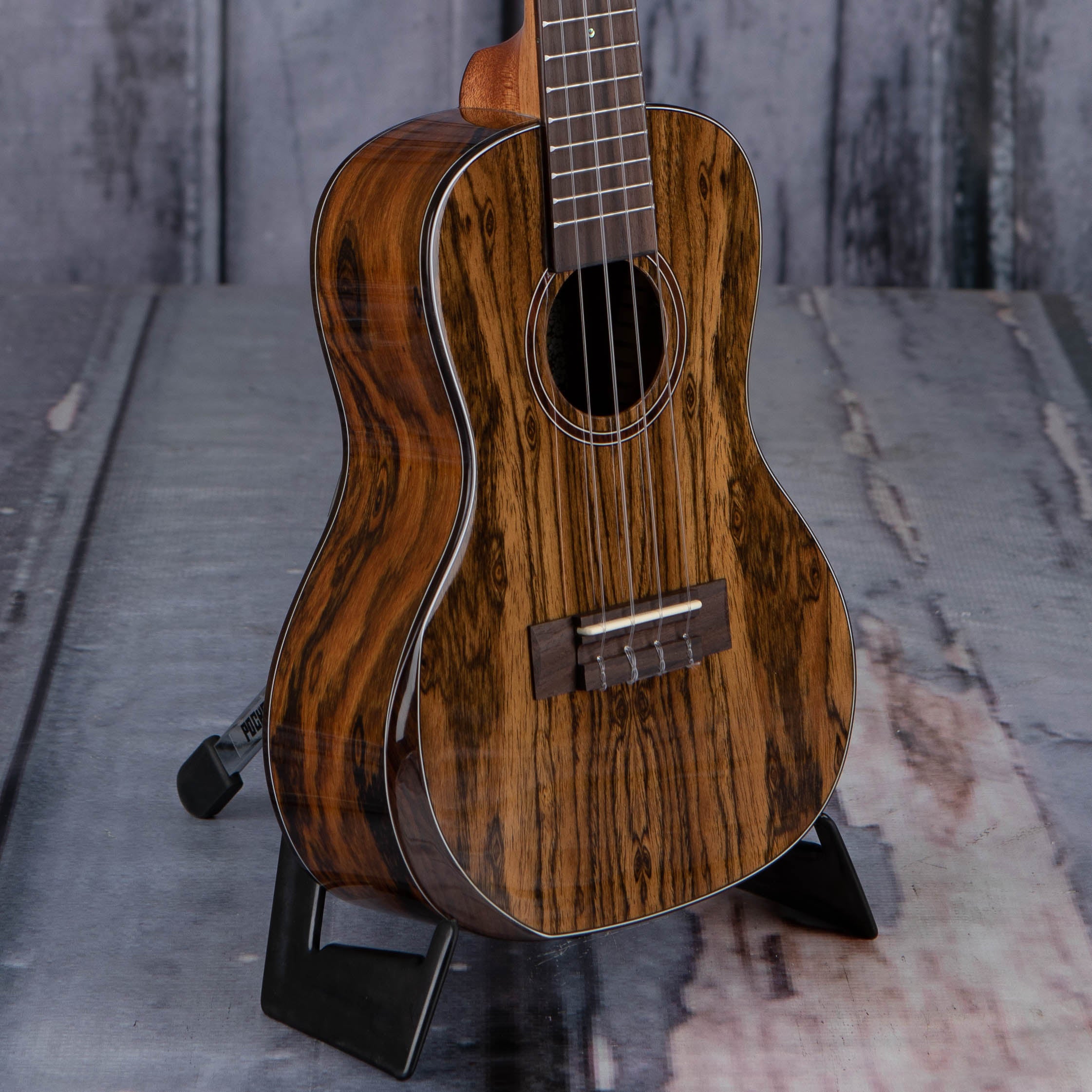 Kala Premier Exotic Bocote Concert Ukulele, Natural, angle