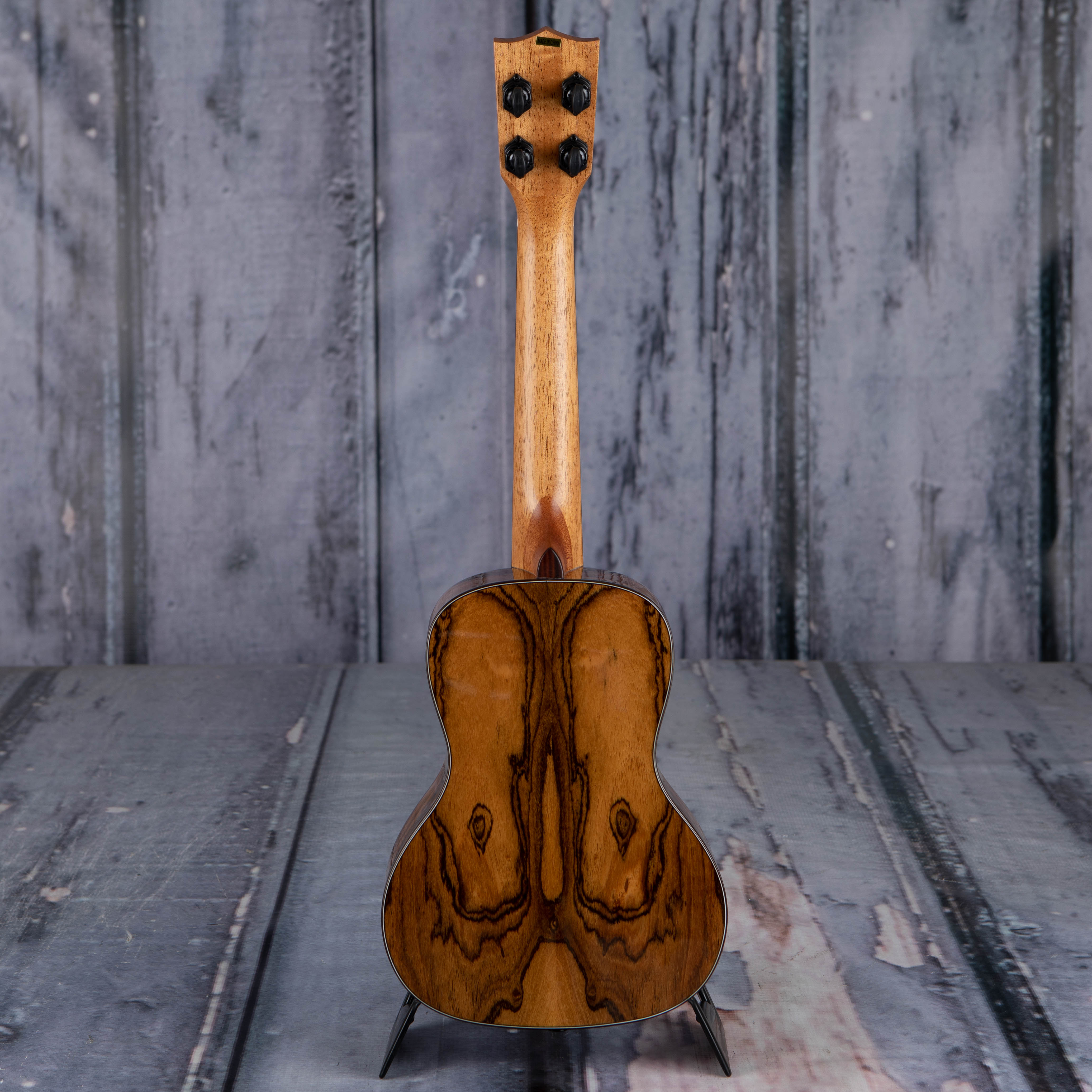 Kala Premier Exotic Bocote Concert Ukulele, Natural, back