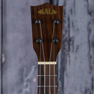 Kala Premier Exotic Bocote Concert Ukulele, Natural, front headstock