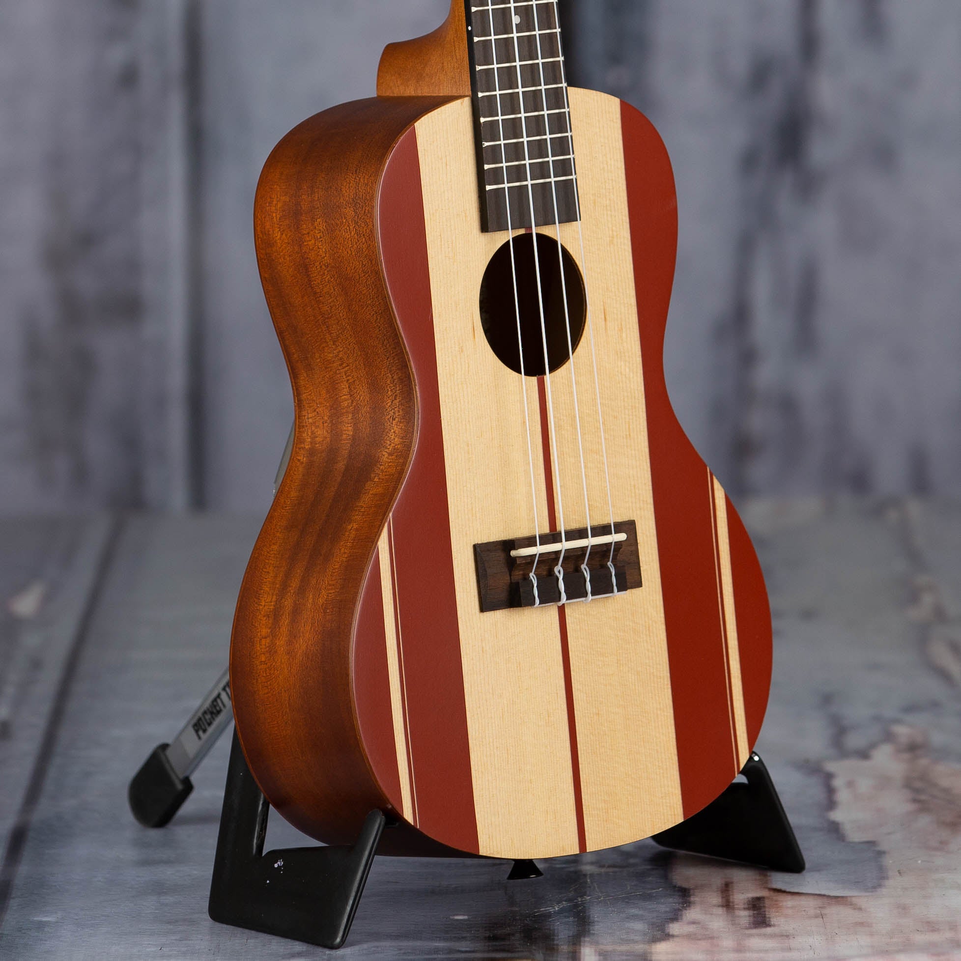 Kala Surf Concert Ukulele, Surf's Up, angle