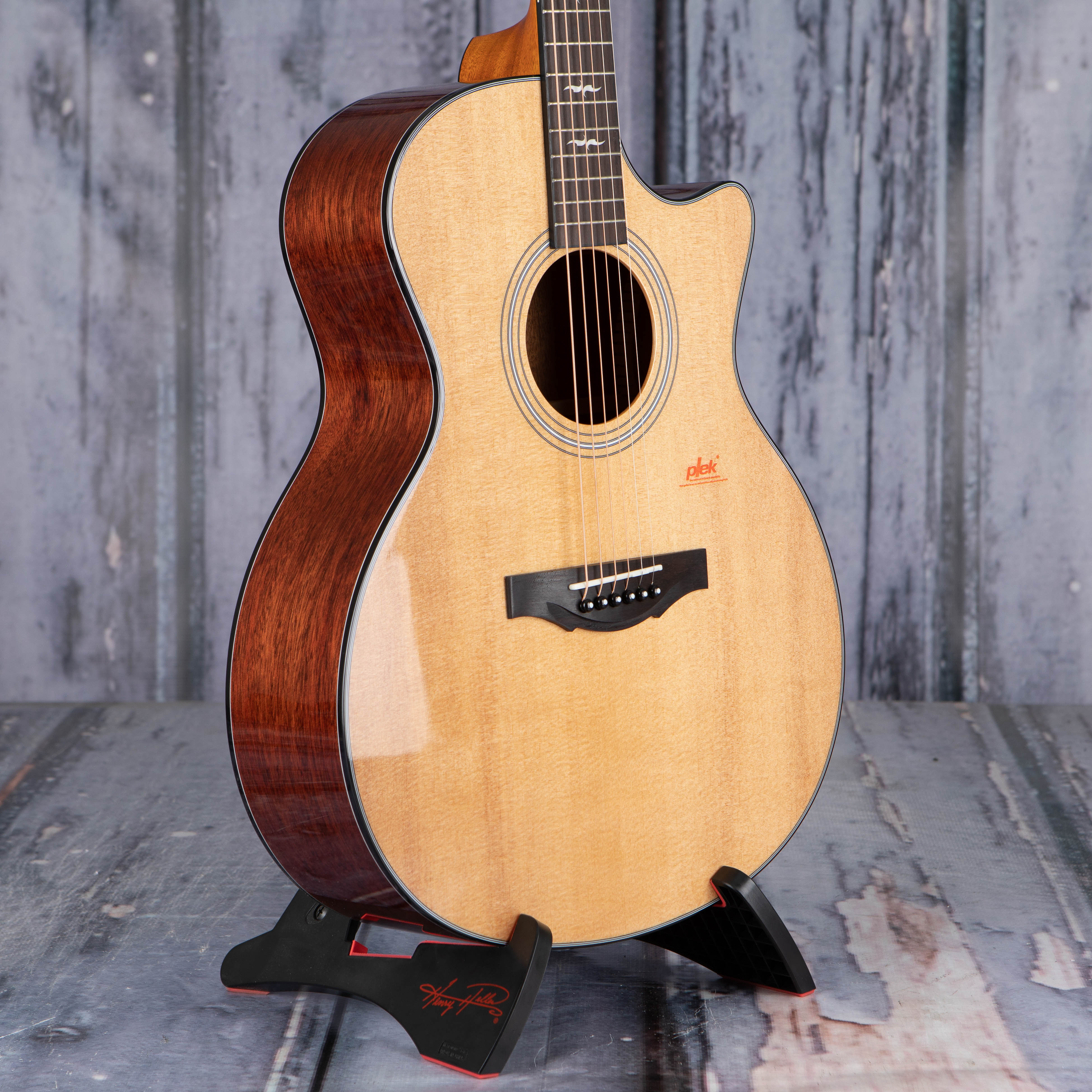 Kepma GA2-131 Elite Grand Auditorium Acoustic Guitar, Natural, angle
