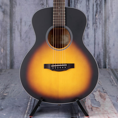 Kepma K3 Series M3-130 Mini 36" Model Acoustic Guitar, Sunburst, front closeup