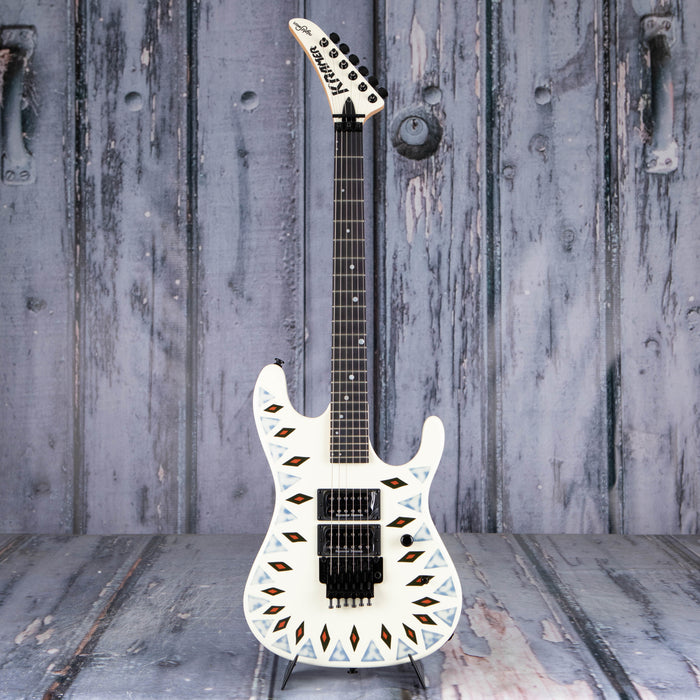 Kramer NightSwan, Vintage White With Aztec Graphics