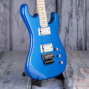 Kramer Pacer Classic Electric Guitar, Radio Blue Metallic, angle