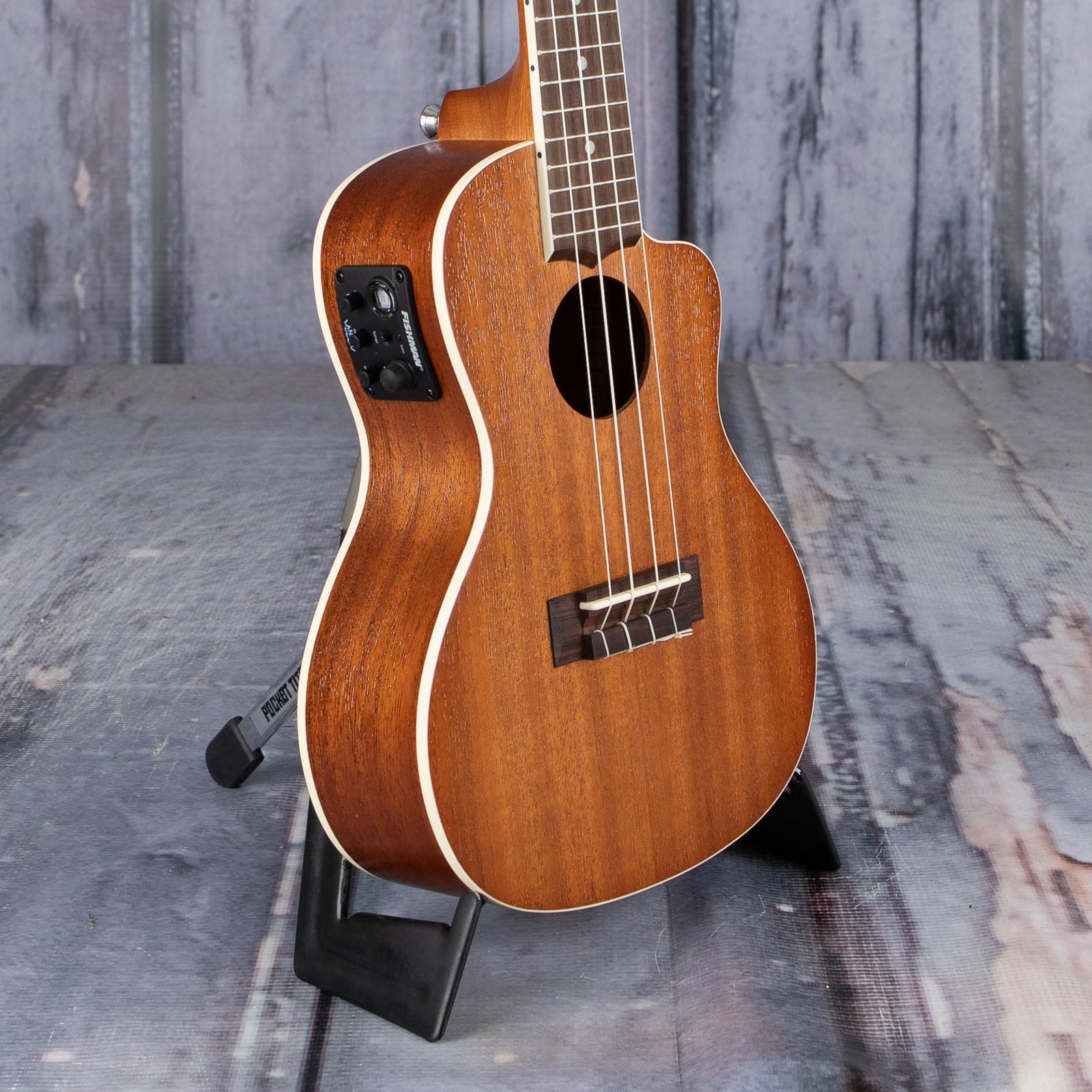 Lanikai Mahogany Concert Acoustic Electric Uke Natural For Sale
