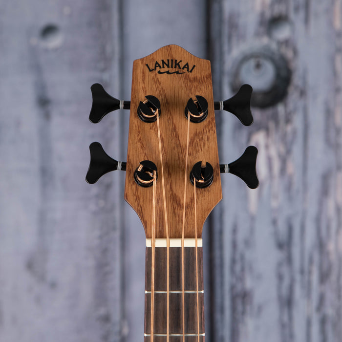 Lanikai Oak Bass Acoustic/Electric Uke, Natural