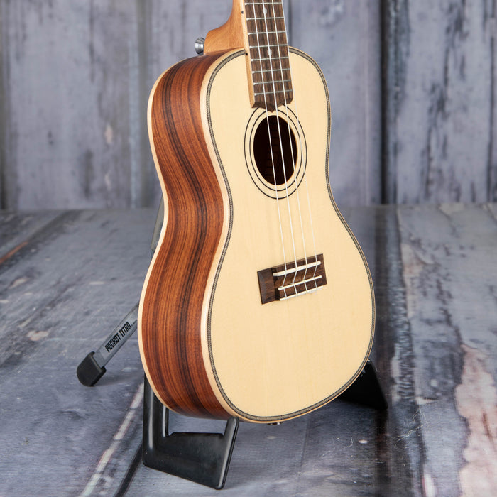 Lanikai Spruce Solid Top Morado Back Concert Uke, Natural
