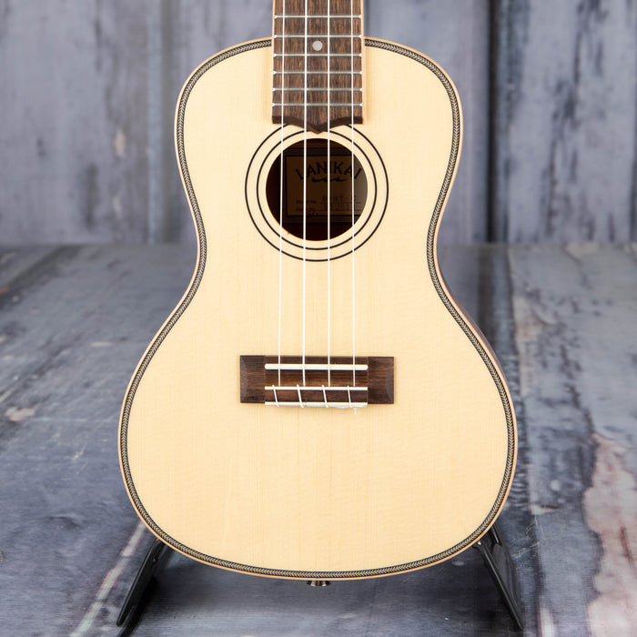Lanikai Spruce Solid Top Morado Back Concert Uke, Natural
