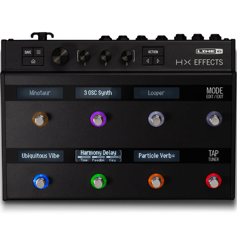 Line 6 Helix HX Effects Multieffect Modeling Guitar Processor, top