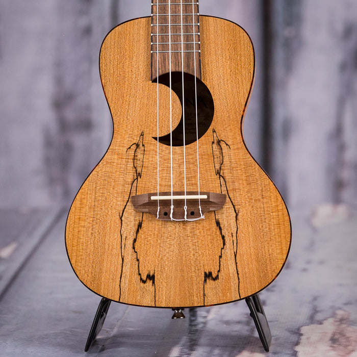 Luna Crescent Spalt Maple Concert Uke, Satin Natural