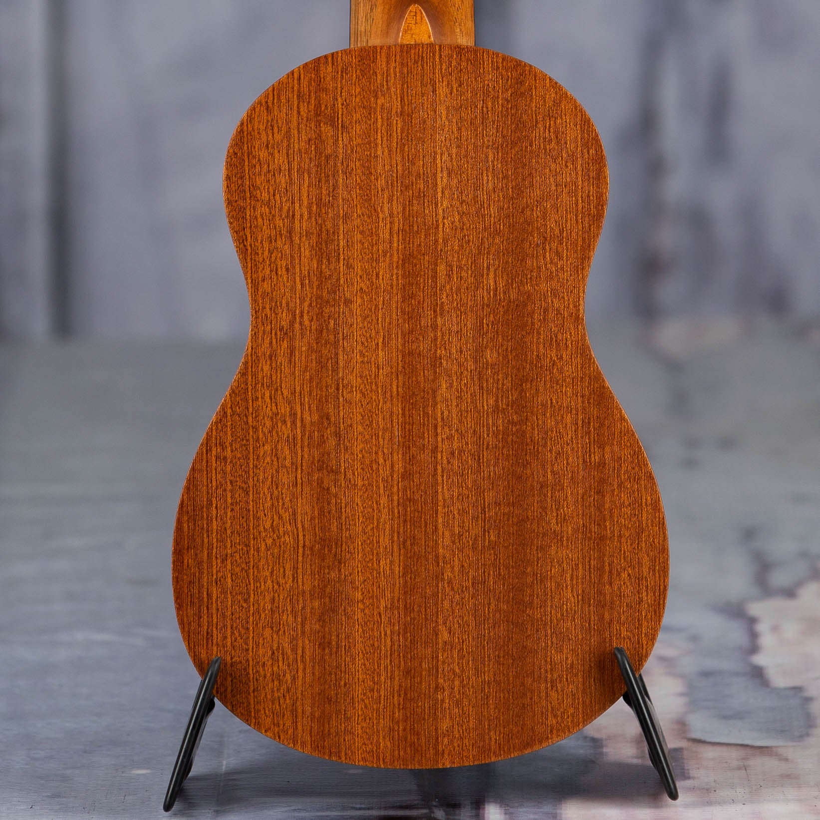 Luna Honu Tribal Turtle Soprano Ukulele Pack, Satin Natural, back closeup