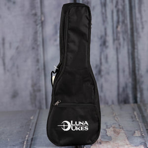 Luna Honu Tribal Turtle Soprano Ukulele Pack, Satin Natural, bag