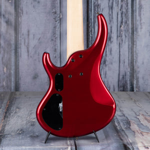 MTD Lynn Keller Signature 532-24 5-String Electric Bass Guitar, Candy Apple Red, back closeup