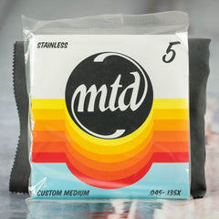 MTD STR5CM Stainless Steel Round Wound Custom Medium Bass Strings