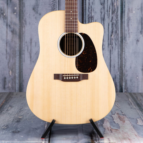 Martin DC-X2E Rosewood Acoustic/Electric Guitar, Natural, front closeup