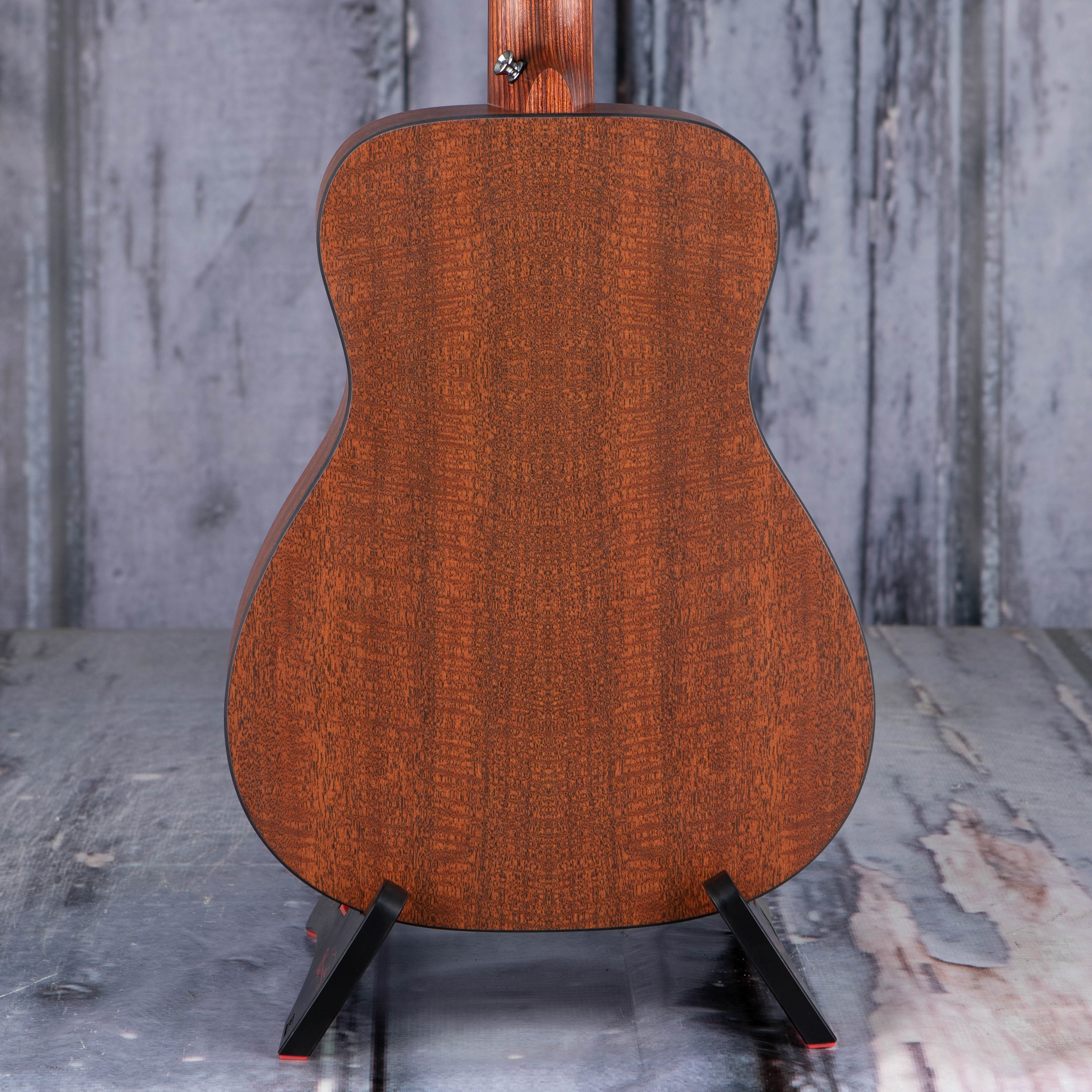 Martin LX1 Little Martin Acoustic Guitar, Natural, back closeup