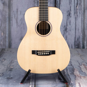 Martin LX1 Little Martin Acoustic Guitar, Natural, front closeup