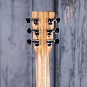 Martin LXK2 Little Martin Acoustic Guitar, Natural, back headstock