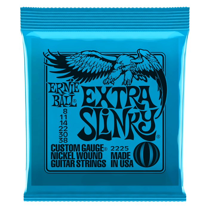 Ernie Ball EXTRA SLINKY NICKEL WOUND ELECTRIC GUITAR STRINGS