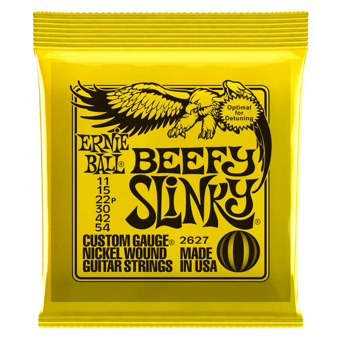 Ernie Ball BEEFY SLINKY NICKEL WOUND ELECTRIC GUITAR STRINGS