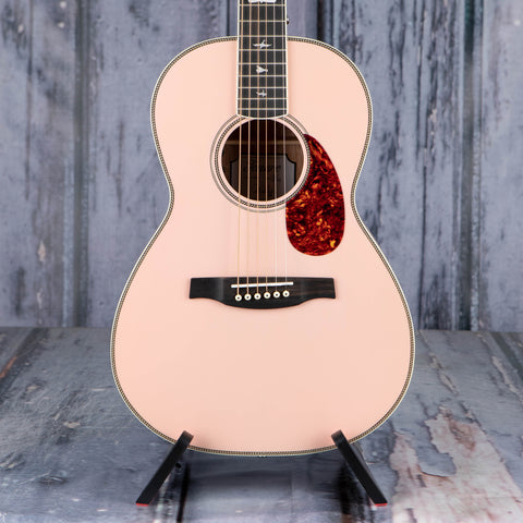 Paul Reed Smith Limited Edition SE P20E Acoustic/Electric Guitar, Pink Lotus, front closeup