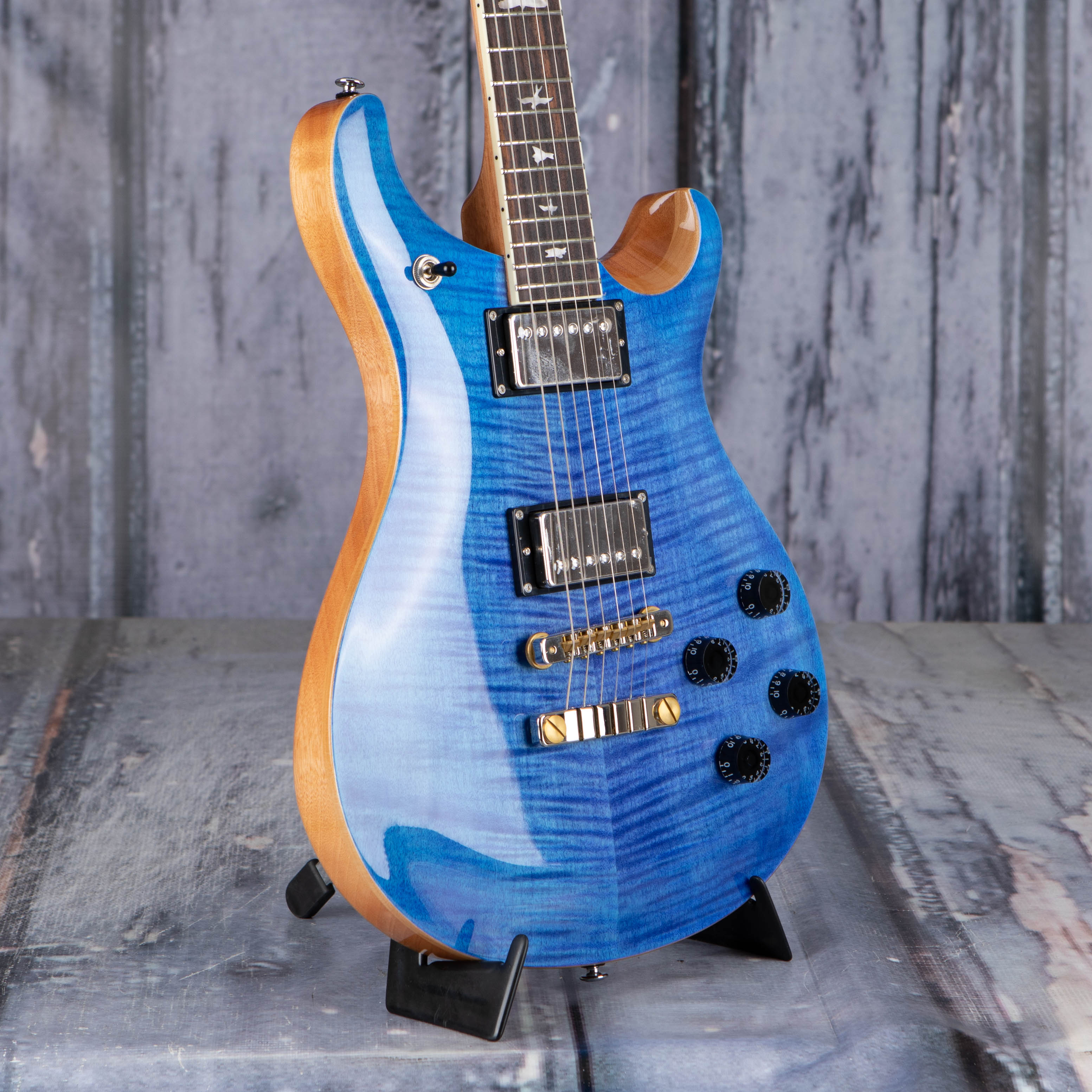 Paul Reed Smith SE McCarty 594 Electric Guitar, Faded Blue, angle