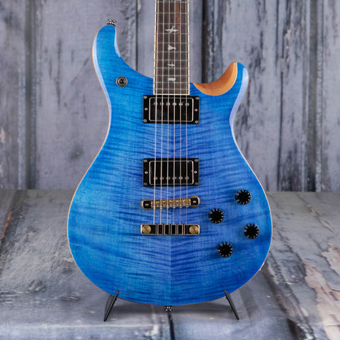 Paul Reed Smith SE McCarty 594 Electric Guitar, Faded Blue, front closeup