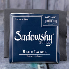 Sadowsky Blue Label Stainless Steel 5-String Taperwound Bass Strings, 45-130T