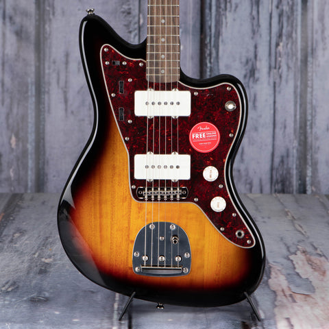Squier Classic Vibe '60s Jazzmaster Electric Guitar, 3-Color Sunburst, front closeup