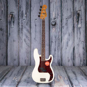 Squier Classic Vibe '60s Precision Bass Guitar, Olympic White, front