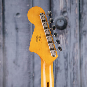 Squier Classic Vibe '70s Jaguar Electric Guitar, Black, back headstock