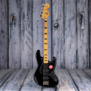 Squier Classic Vibe '70s Jazz Bass Guitar, Black, front