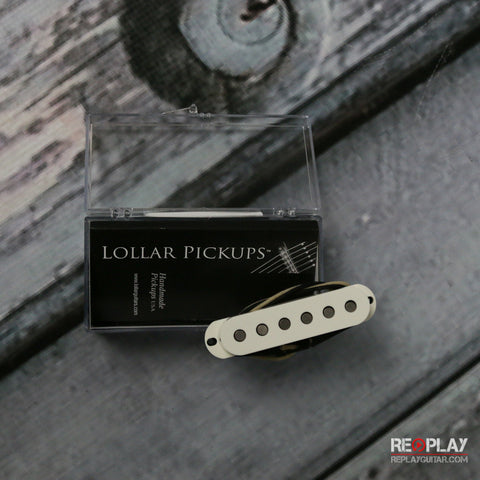 Lollar Stratocaster Blackface Neck (Parchment)