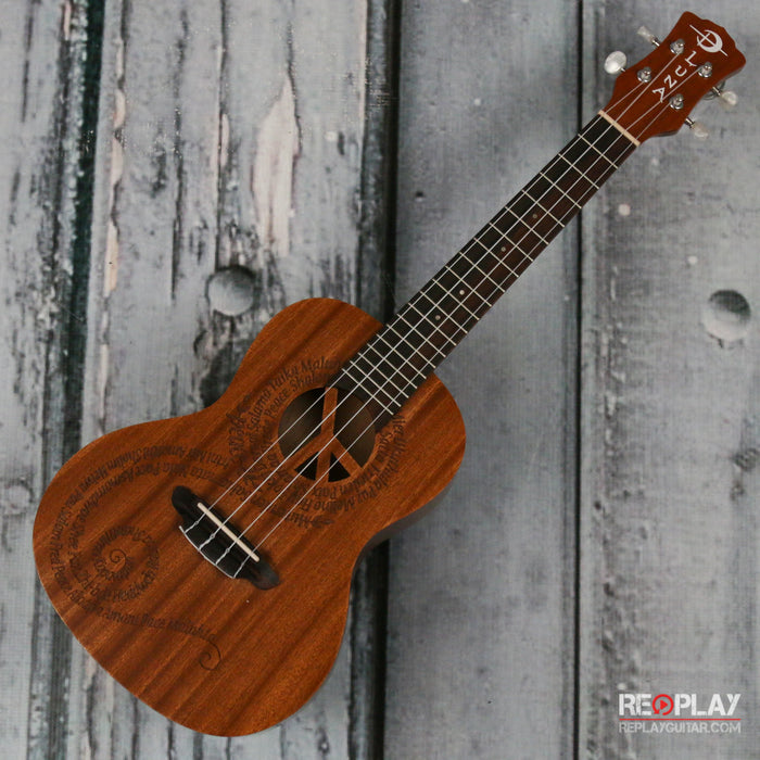 Luna Concert Maluhia Peace Ukulele