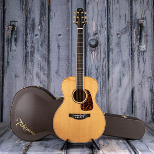 Takamine CP7MO-TT Acoustic/Electric Guitar, Natural Gloss, case