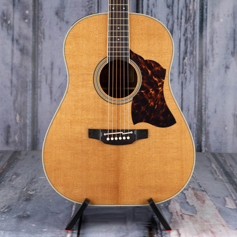 Takamine CRN-TS1 Dreadnought Acoustic/Electric Guitar, Natural, front closeup
