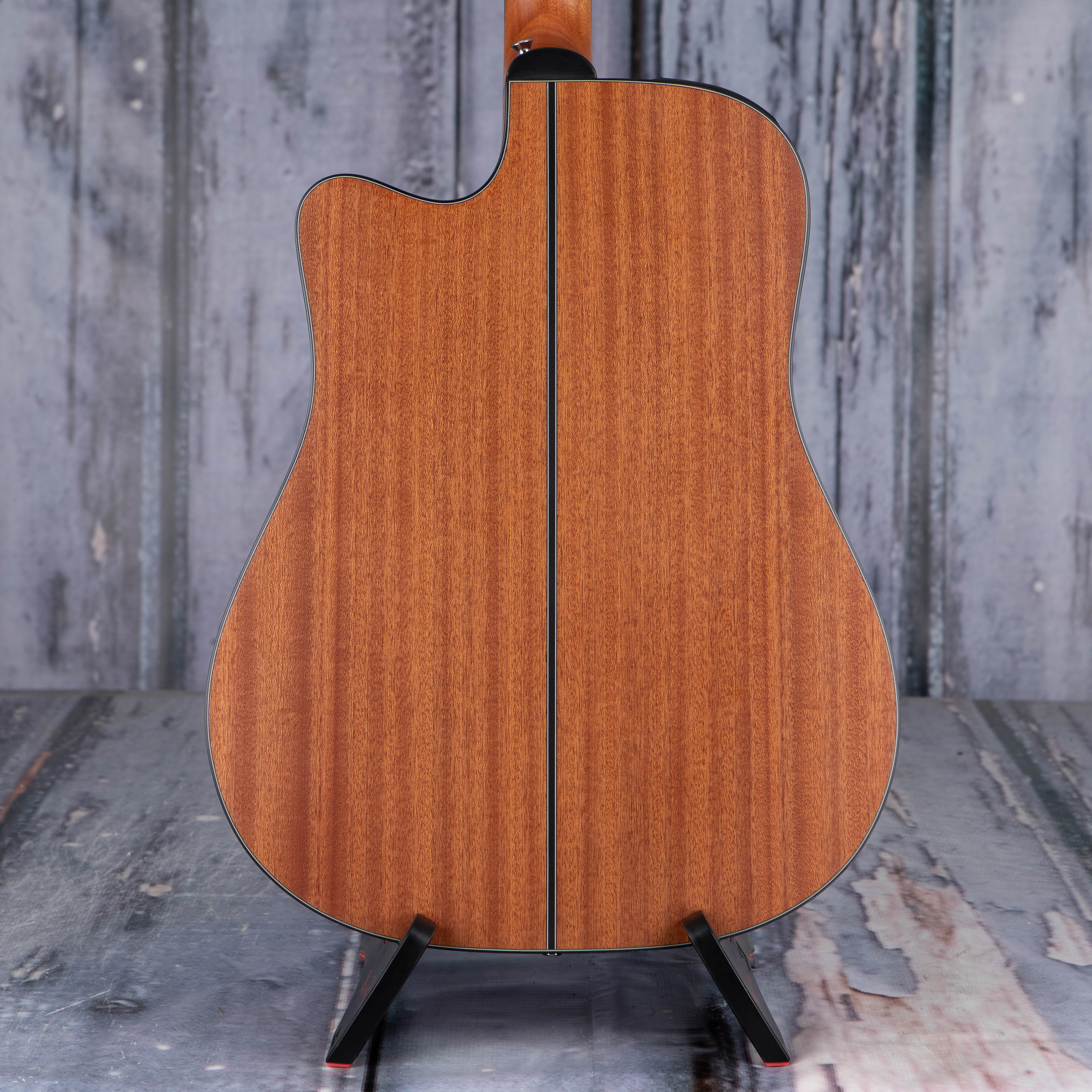 Takamine GD11MCE Dreadnought Acoustic/Electric Guitar, Natural, back closeup